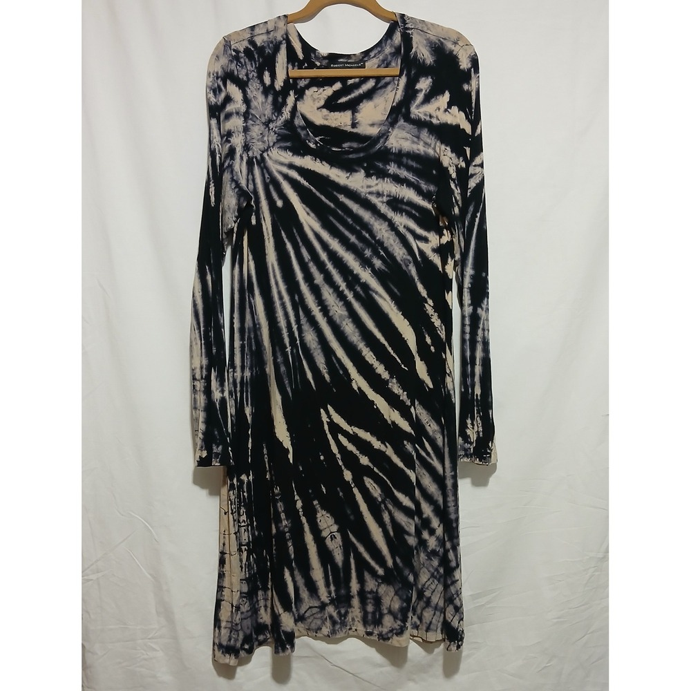 Robert Michaels Tie Dye Dress Long Sleeve Casual Comfy XL